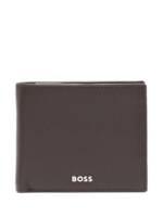 BOSS Portemonnaie mit Logo-Schild - Braun