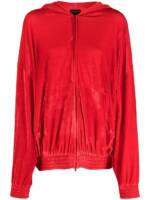 Balenciaga Hoodie mit Kristallen - Rot