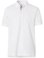 Burberry Poloshirt mit Monogramm - Weiß