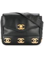 CHANEL Pre-Owned Gürteltasche mit CC-Details - Schwarz