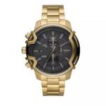 Diesel Uhren - Griffed Chronograph Stainless Steel Watch - Gr. unisize - in Gold - für Damen