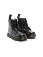 Dr. Martens Kids 1460 Stiefel im Glitter-Look - Schwarz