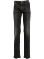 Emporio Armani Halbhohe Straight-Leg-Jeans - Grau