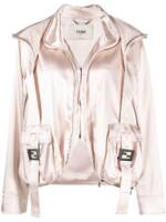 FENDI Jacke mit FF-Schnalle - Nude