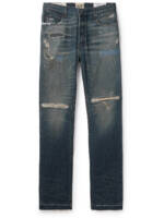 Gallery Dept. - Starr 5001 Straight-Leg Paint-Splattered Distressed Jeans - Men - Black - UK/US 28