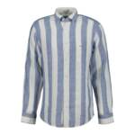 Gant Leinenhemd 3240080 Herren Leinen Hemd Regular Untucked mit verstellbaren Manschetten