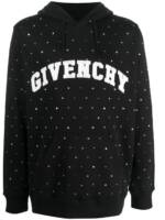 Givenchy Hoodie mit Strass - Schwarz