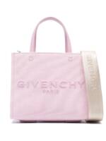 Givenchy Mini G Shopper mit Logo-Stickerei - Rosa