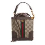 Gucci Beuteltasche - Ophidia GG Bucket Bag - Gr. unisize - in Braun - für Damen