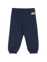 Gucci Kids Jogginghose mit Logo-Patch - Blau