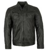 Jilani Lederjacke Brisbane Jilani - Herren Echtleder Lederjacke Lammnappa schwarz