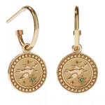 Meadowlark Ohrringe - Amulet Earrings Peace Green Sapphire - Gr. unisize - in Gold - für Damen
