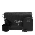 Prada Crossbody Bags - Leather Crossbody Bag - Gr. unisize - in Schwarz - für Damen
