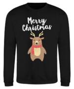 Quattro Formatee Sweatshirt Merry Christmas Rentier Pullover Sweatshirt (1-tlg)