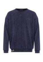 RedBridge Sweatshirt Herren Sweatshirt Pullover Navyblau L Knittermuster