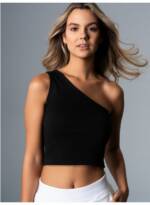 Trigema T-Shirt TRIGEMA Modisches One-Shoulder-Top (1-tlg)