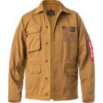 ALPHA INDUSTRIES Herren Fieldjacket braun Baumwolle unifarben