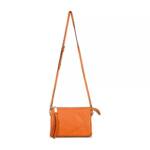 Abro Crossbody Bags - Umhängetasche aus Leder 48104163377498 - Gr. unisize - in Orange - für Damen