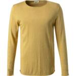 American Vintage Herren Pullover gelb unifarben