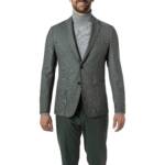 BOSS Herren Sakko grau Schurwolle Slim Fit