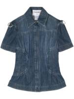 CHANEL Pre-Owned 2008 Cropped-Jeansjacke - Blau