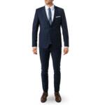 DIGEL Herren Anzug blau Slim Fit