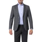 DIGEL Herren Sakko grau Baumwolle meliert Slim Fit