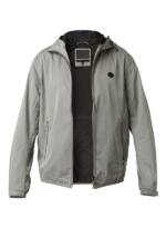 EMPORIO ARMANI Herren Jacke grau Mikrofaser unifarben