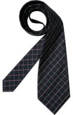 GIVENCHY Herren Krawatte schwarz Seide Gemustert,College-Streifen,mit Karos
