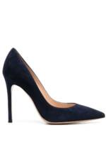 Gianvito Rossi Spitze Pumps aus Wildleder - Blau