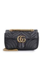 Gucci mini GG Marmont shoulder bag - Schwarz