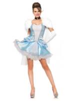 Leg Avenue Kostüm Prinzessin Cinderella, Märchenhaftes Ballkleid mit betörendem Schnitt