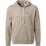 Levi's® Herren Hoodie beige Baumwolle unifarben