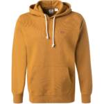 Levi's® Herren Hoodie braun Baumwolle unifarben