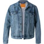 Levi's® Herren Jeansjacke blau Baumwolle unifarben