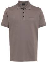 Moncler Poloshirt mit Logo-Print - Grau