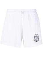 Moncler Shorts mit Kordelzug - Weiß