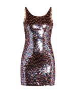 Moschino Paillettenkleid Moschino Damen Kleider, Moschino Couture Damen Glitzer Kleid Glitzer