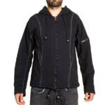 PANASIAM Wolljacke Herren Fleece Übergangsjacke