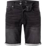 Pepe Jeans Herren Shorts grau Baumwoll-Stretch Slim Fit