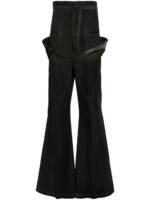 Rick Owens Dirt Slivered Bootcut-Jeans mit hohem Bund - Schwarz