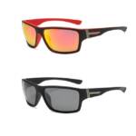 Rnemitery Sonnenbrille Polarisierte Sonnenbrille Sport Fahrradbrille für Herren Damen 2 Stück (2-St)