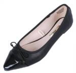 Sarcia.eu Schwarze Ballerinas, lackierte Spitze 37 EU Ballerina