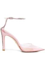 Stuart Weitzman Spitze Pumps mit Kristallen - Rosa