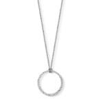 THOMAS SABO Kette mit Anhänger X0251-637-21 Rebel Charm-Kette Kreis Gross Silber 70 cm