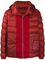 Ten C Daunenjacke mit Kapuze - Rot