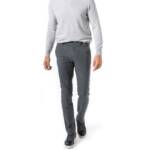 Tommy Hilfiger Herren Chino grau Baumwolle kariert