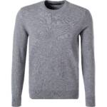 Windsor Herren Pullover grau Kaschmir unifarben