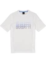 bugatti Herren T-Shirt weiß Baumwolle