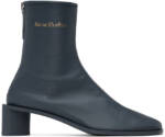 Acne Studios Blue Branded Logo Boots